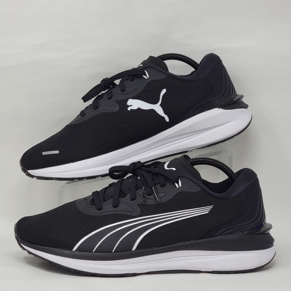 Puma Electrify Nitro 2 Running Shoes Men\'s Size 10.5 Black 376814-01 New main image 10